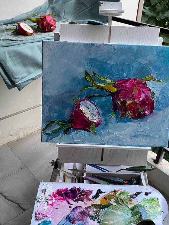 Dragon Fruit Still Life Art