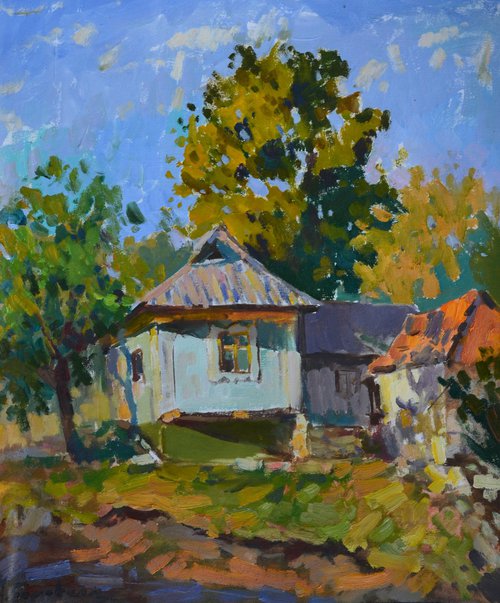 "Ukrainian Cottage" by Andriy Berekelia