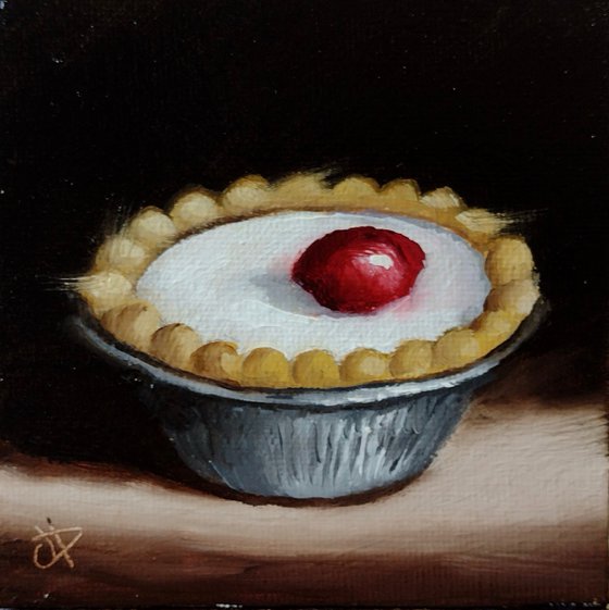 Little Bakewell tart still life