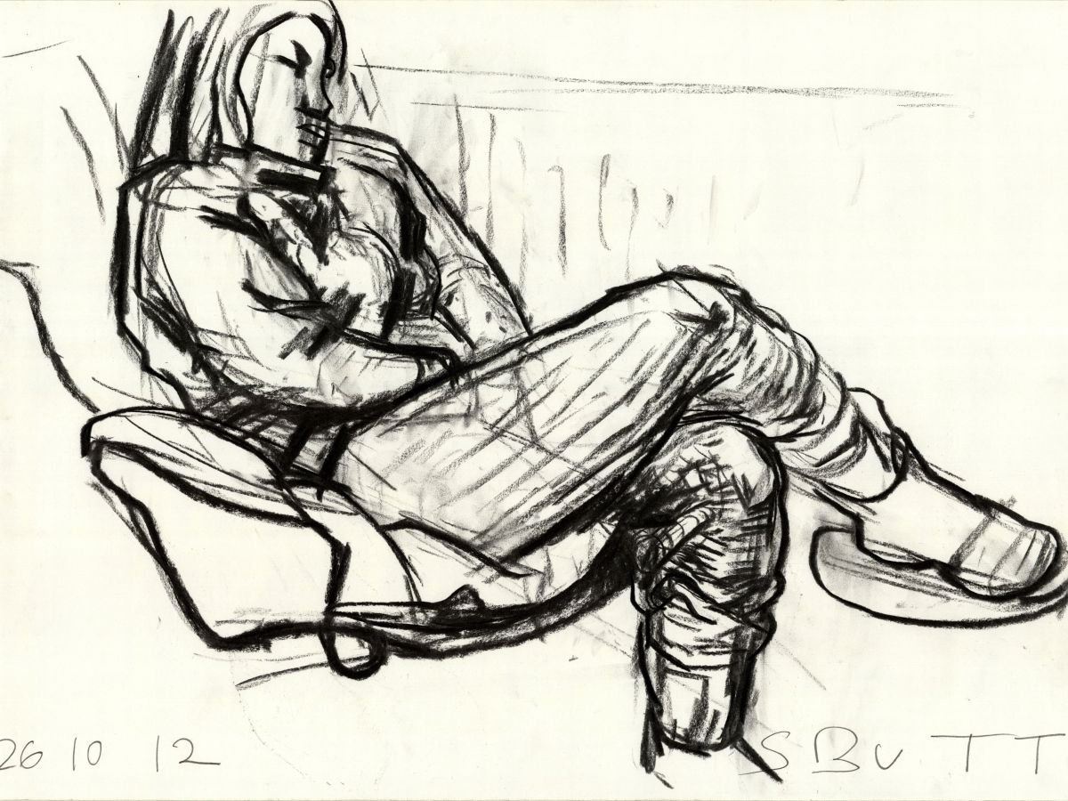 Sitting Woman 02 by Samuel Buttner