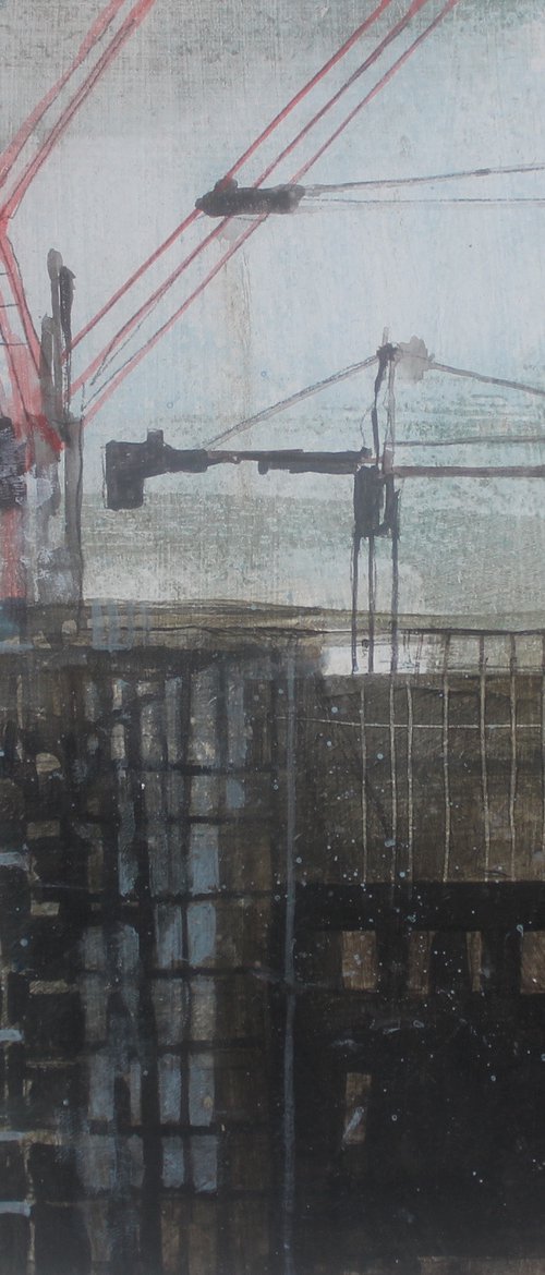 Battersea Cranes 4 by Julian Sutherland-Beatson