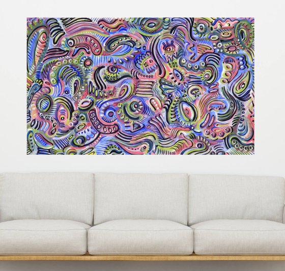 MICROORGANISM 95x150cm