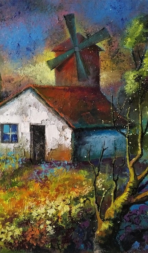 " The Old Mill " by Reneta Isin