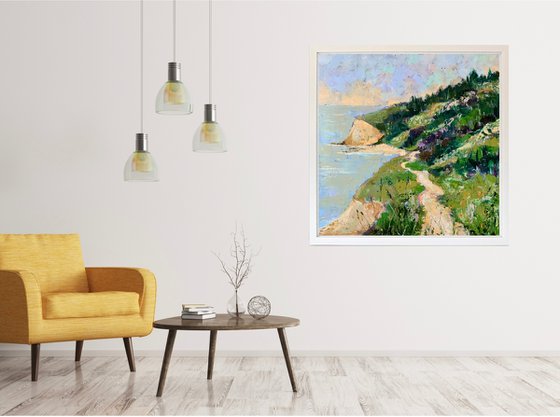 Cliffside Path to the Sea