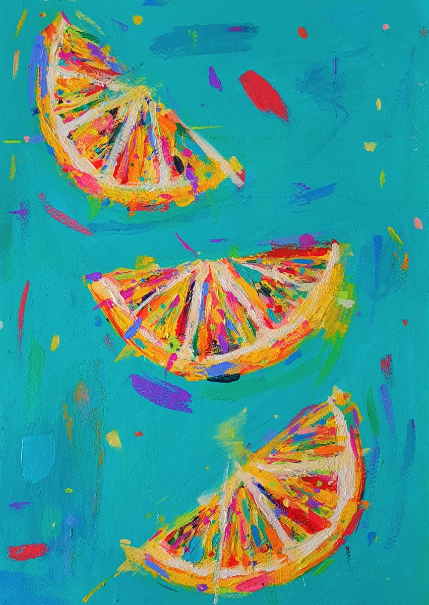Lemon Segments by Dawn Underwood