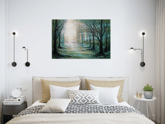 Forest Path In Winter