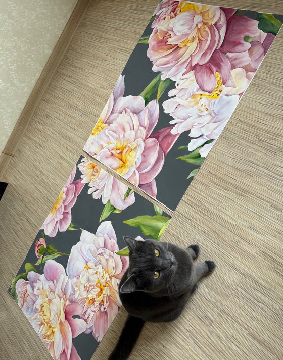 Inner Gardens Diptych