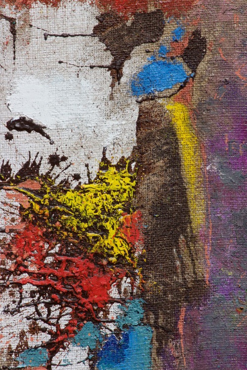 Abstract Cat And Hat Abstract Oil Painting 28 Artfinder