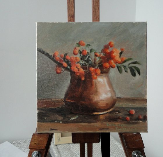 Still life with red fruits