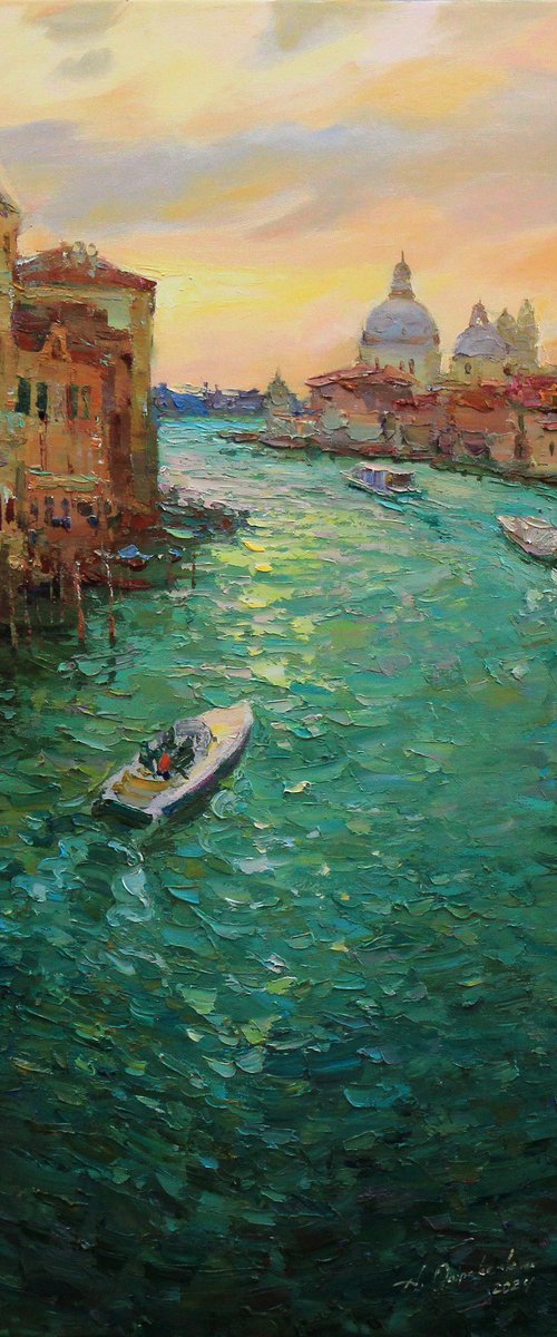 Grand Canal Venice Italy by Alisa Onipchenko-Cherniakovska