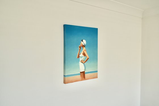 Pondering - in white