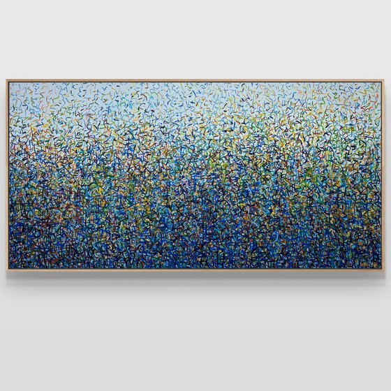 Katoomba Bush Dance 152 x 76cm acrylic on canvas