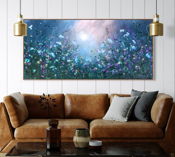 Midnight's Floral Symphony