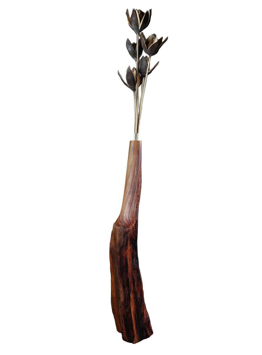 Photorealistic Still Life Wood Sculpture By Sava Draganov, 4 X 20", "Direction", Original Artwork