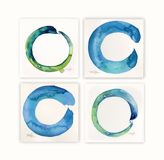 Enso Collection 4 - 4 Paintings