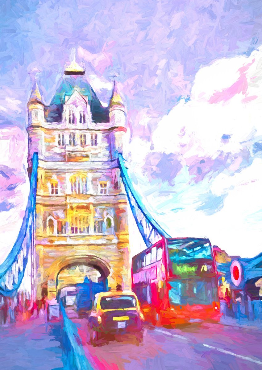 Tower Bridge - London by KM Arts