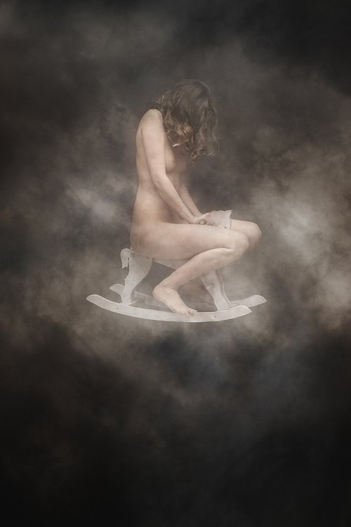 Dream Rider - Art Nude Photo by Peter Zelei