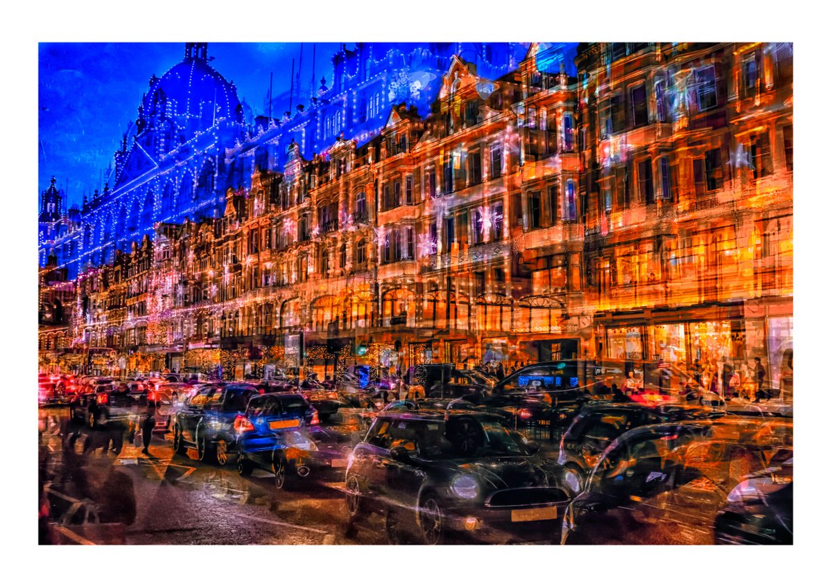 London Vibrations - Kensington. Limited Edition 1/50 15x10 inch Photographic Print by Graham Briggs