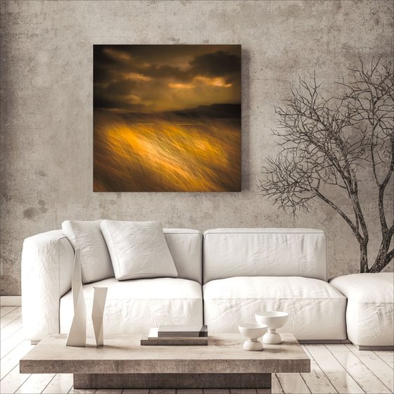 The Land I Love - Canvas Abstract Landscape