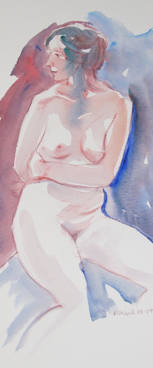 seated female nude by Rory O’Neill