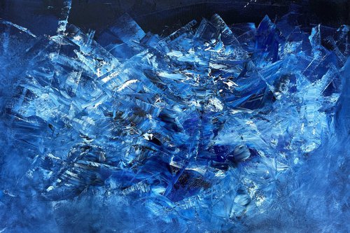 Blue Cosmic 01 by Juan Jose Garay