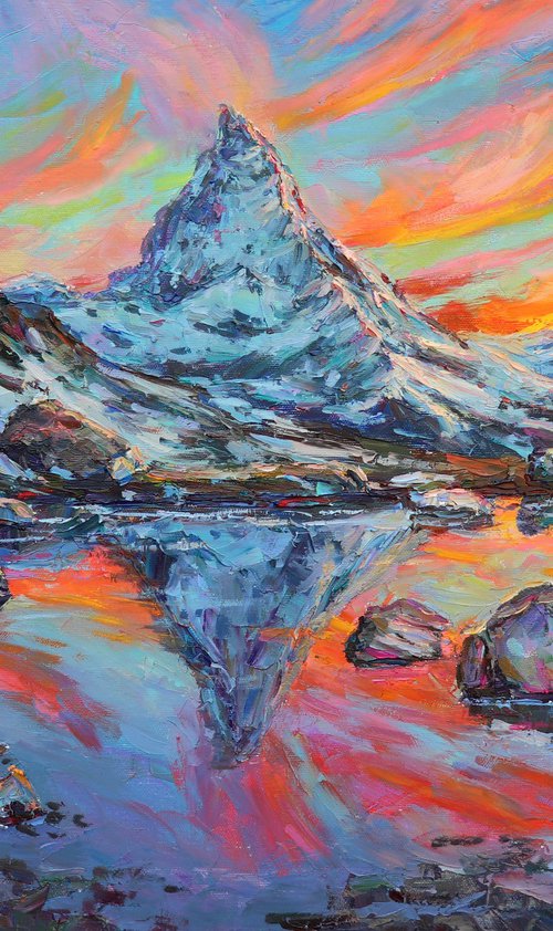 "Evening Mountains" by Evgeny Chernyakovsky