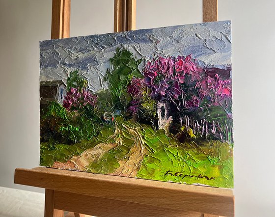 Lilac Growing in the Village