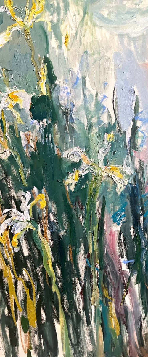 Wild irises by Lilia Orlova-Holmes