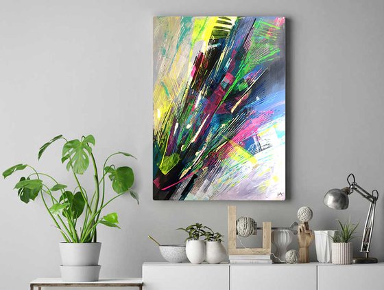 'Windy Thoughts' Original Abstract Painting