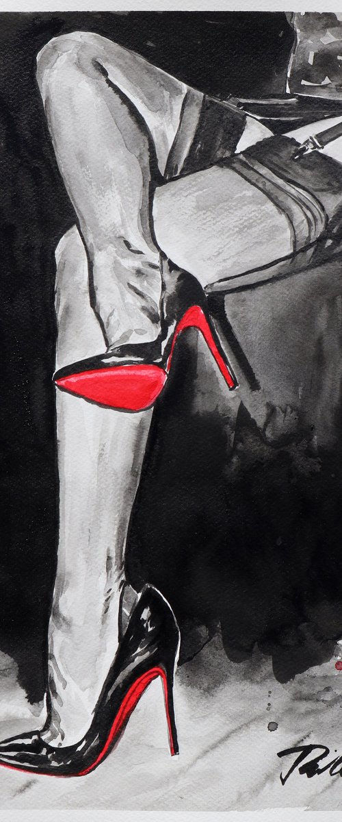 "Louboutin High Heels" by Tashe