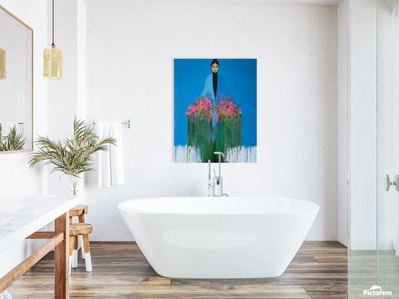 Girl With Flowers — IV