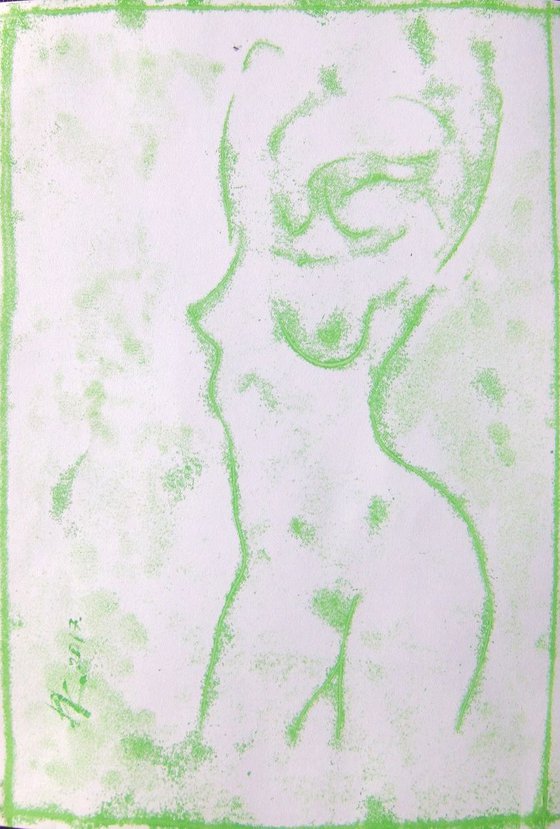 Nude monotype # 41