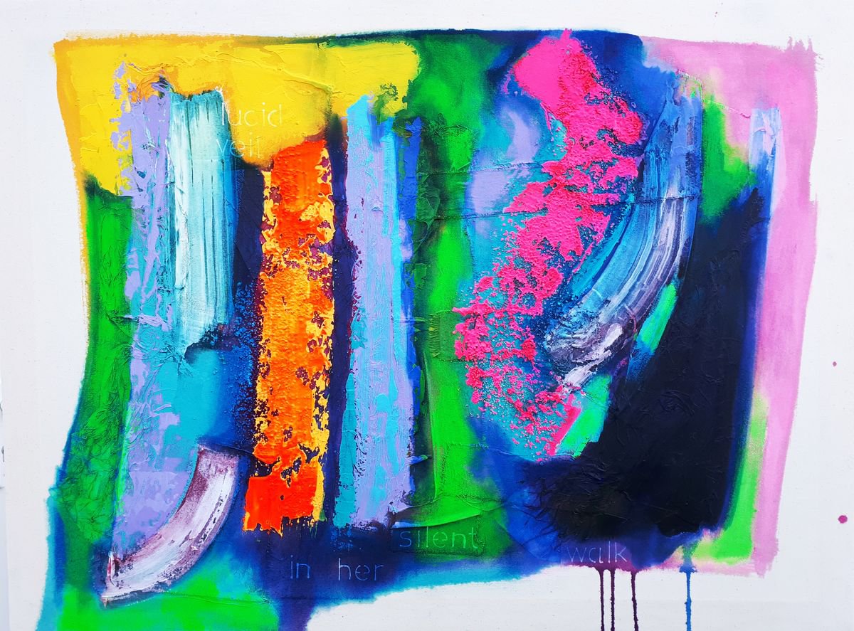  In Her Silent Walk By Frank Barnes, 39 X 30, Artwork For Sale On Artfinder
