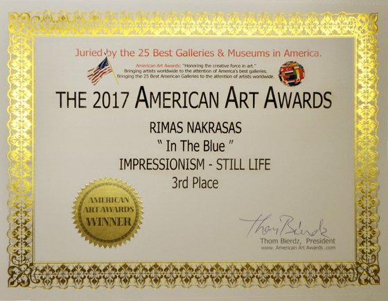 American Art Awards Winner "In The Blue"