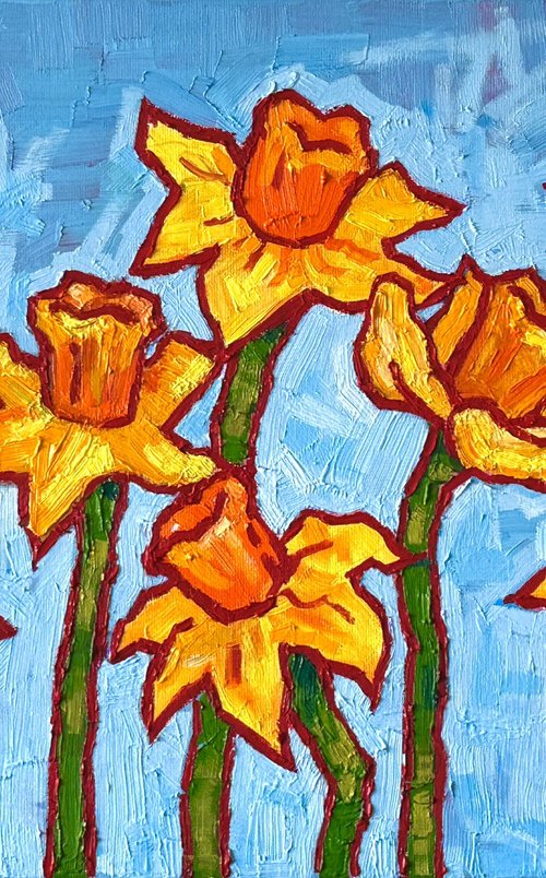 Daffodils by Ekaterina Dutkevich