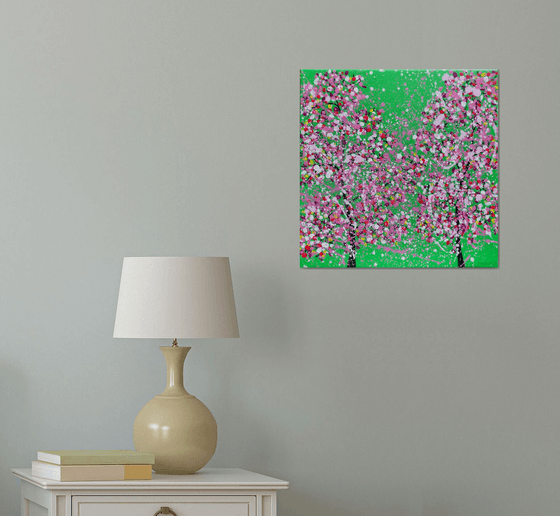 Cherry blossom green