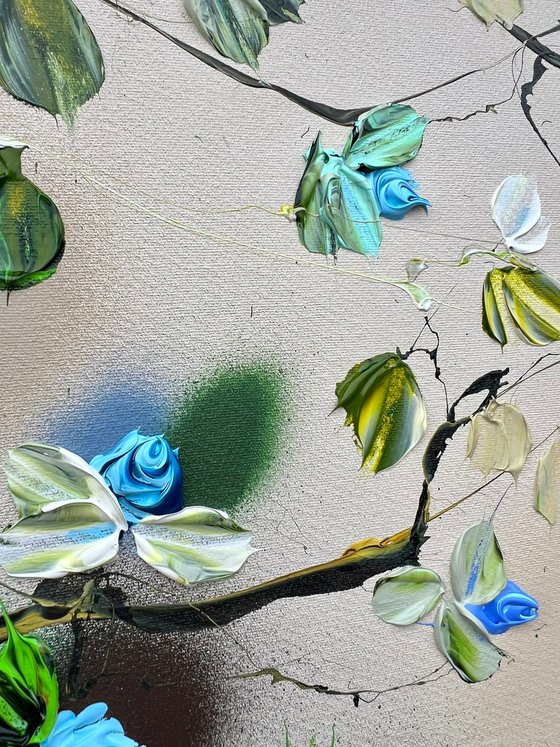 "Blue Rose Stroll"