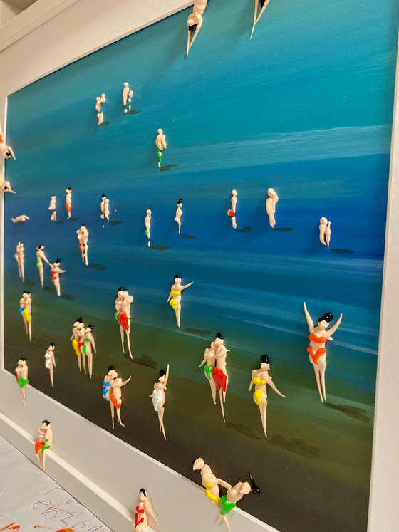 Action.3D Freedom sea. Eka Peradze Art.