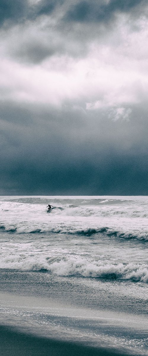 Storm Surfer, Venice Beach by Heike Bohnstengel
