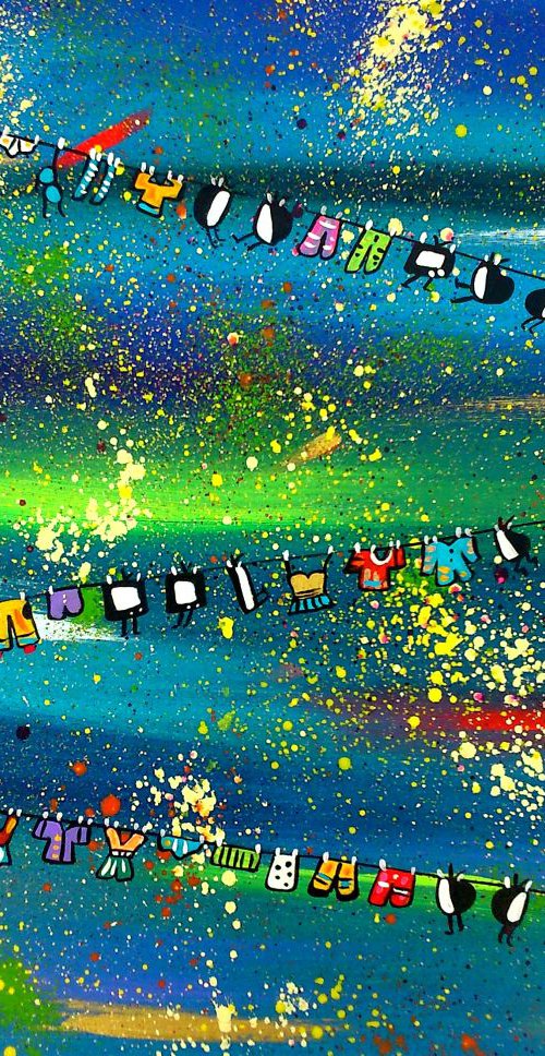 Special Space Laundry Televisions by Maria Luisa  Azzini