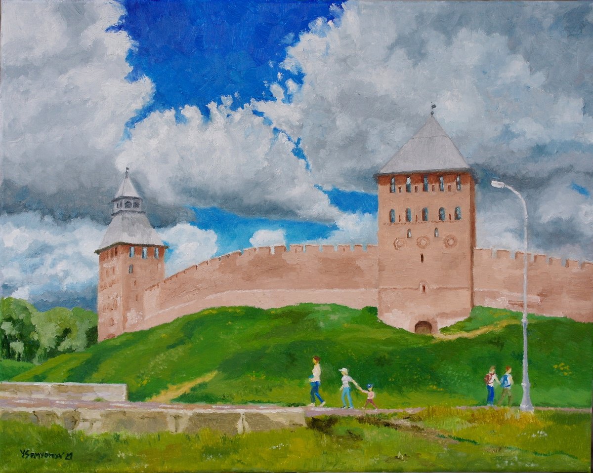 Novgorod, The Great, On Excursions By Juri Semjonov, 20 X 16, Artwork For Sale On Artfinder