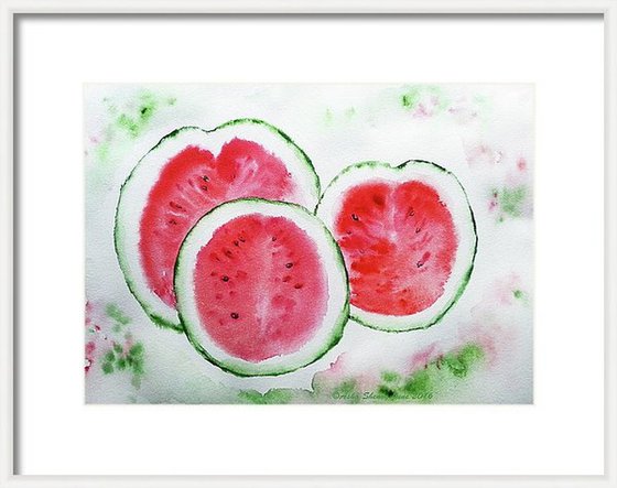 Watermelon art- Set of three