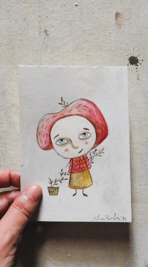 The funny little girl by Silvia Beneforti