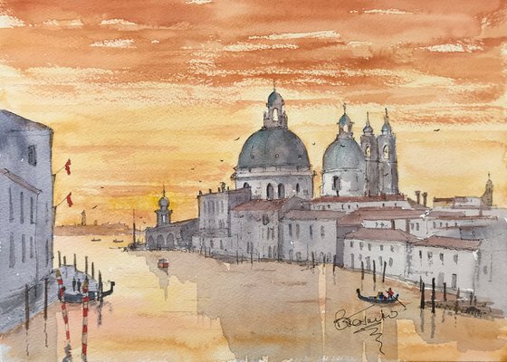 Golden Glow at Santa Maria della Salute