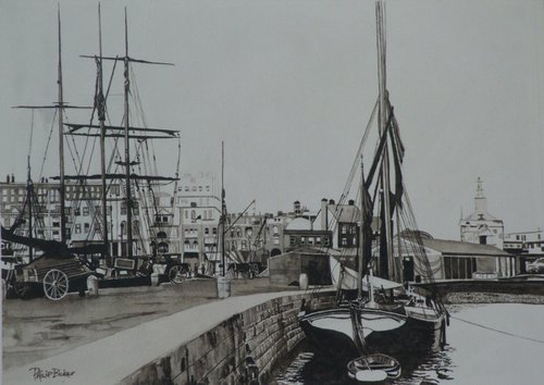 Outer Harbour Ramsgate 1903 by Philip Baker