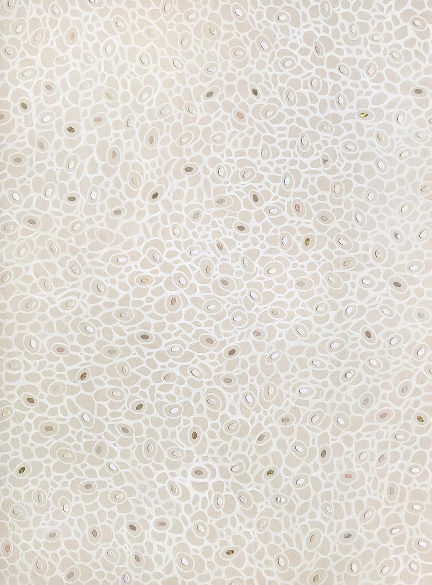 Organic Abstract Painting By Jennifer Bell, 18 X 24, Variegated No20, Original Artwork