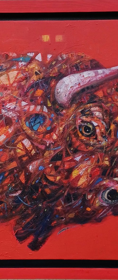 Bull in Fragments by Aram Sevoyan