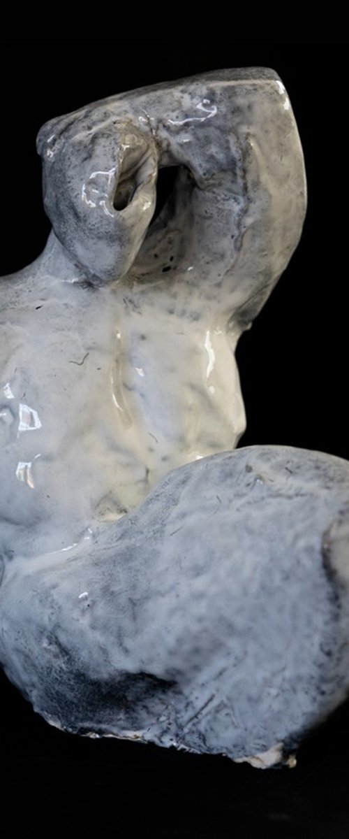"Seated Figure III" by Mira Genova