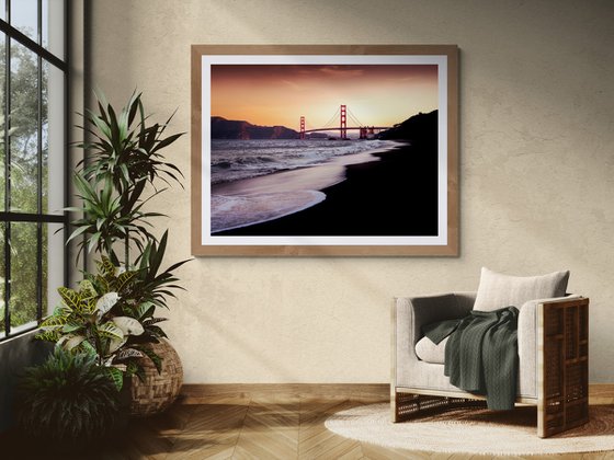 DAWN AT THE GOLDEN GATE