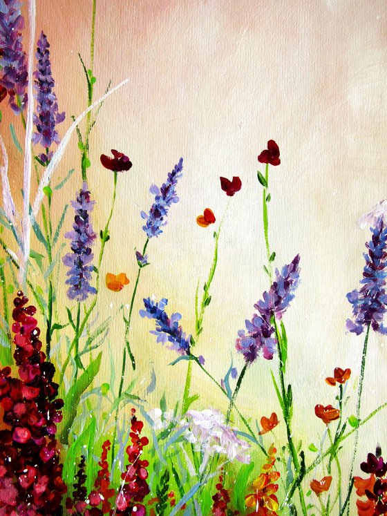 Happy wildflowers field III